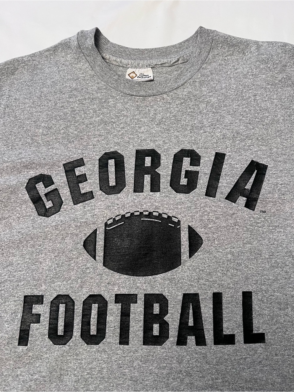 Vintage Georgia Football graphic t-shirt by The Cotton Exchange Made in the USA